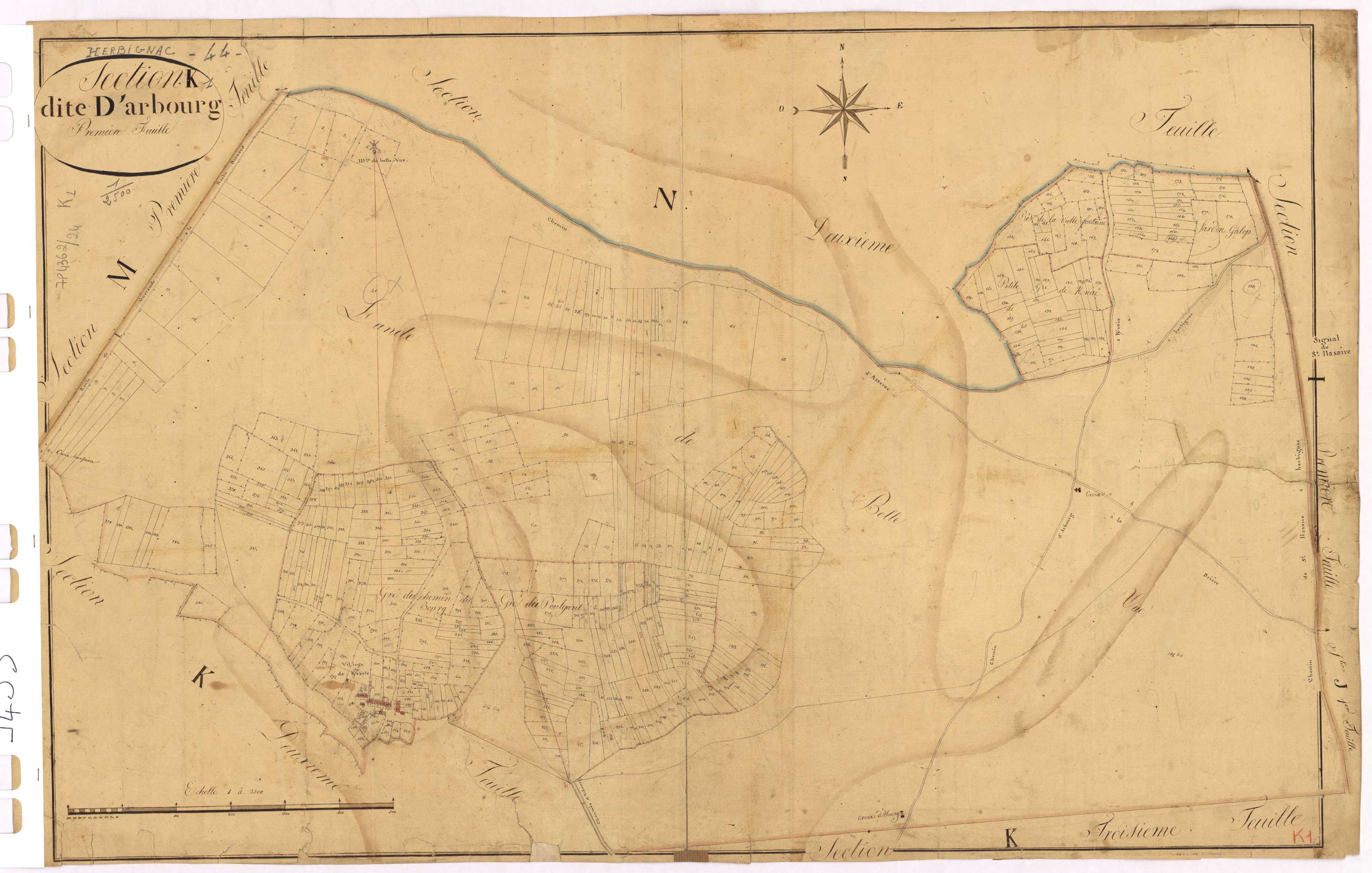 Herbignac - Section K1 Arbourg (section d')