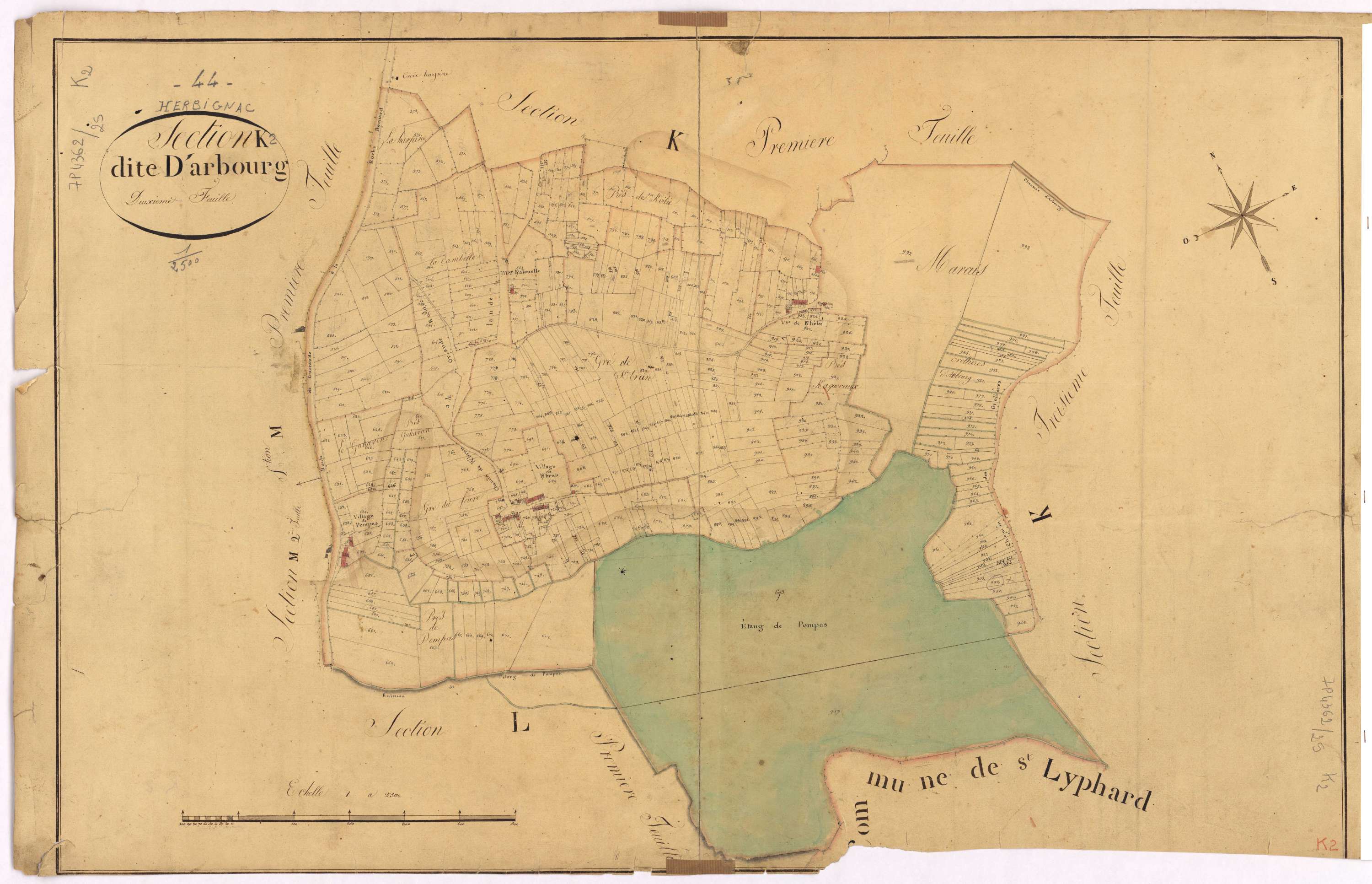 Herbignac - Section K2 Arbourg (section d')