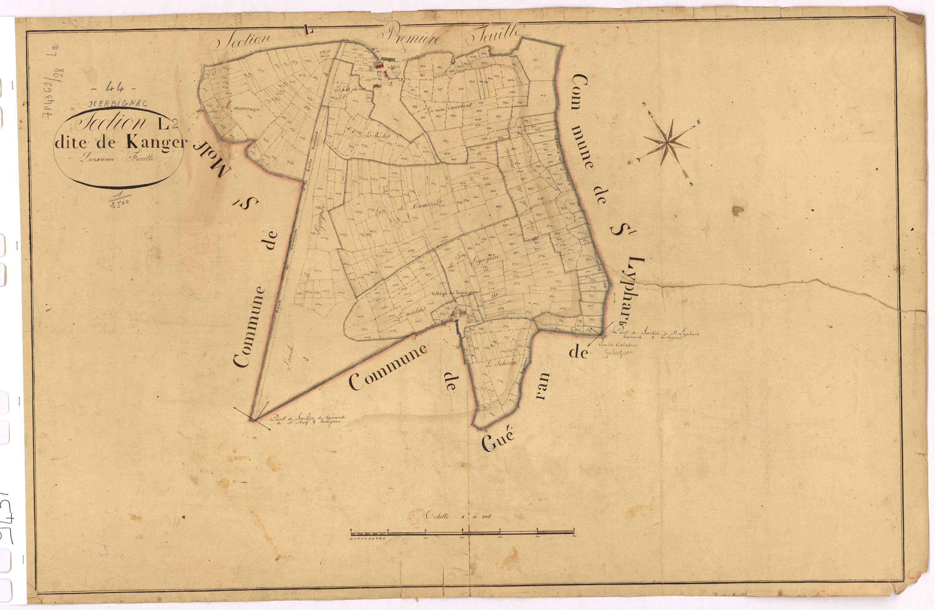 Herbignac - Section L2 Keranger (section de)