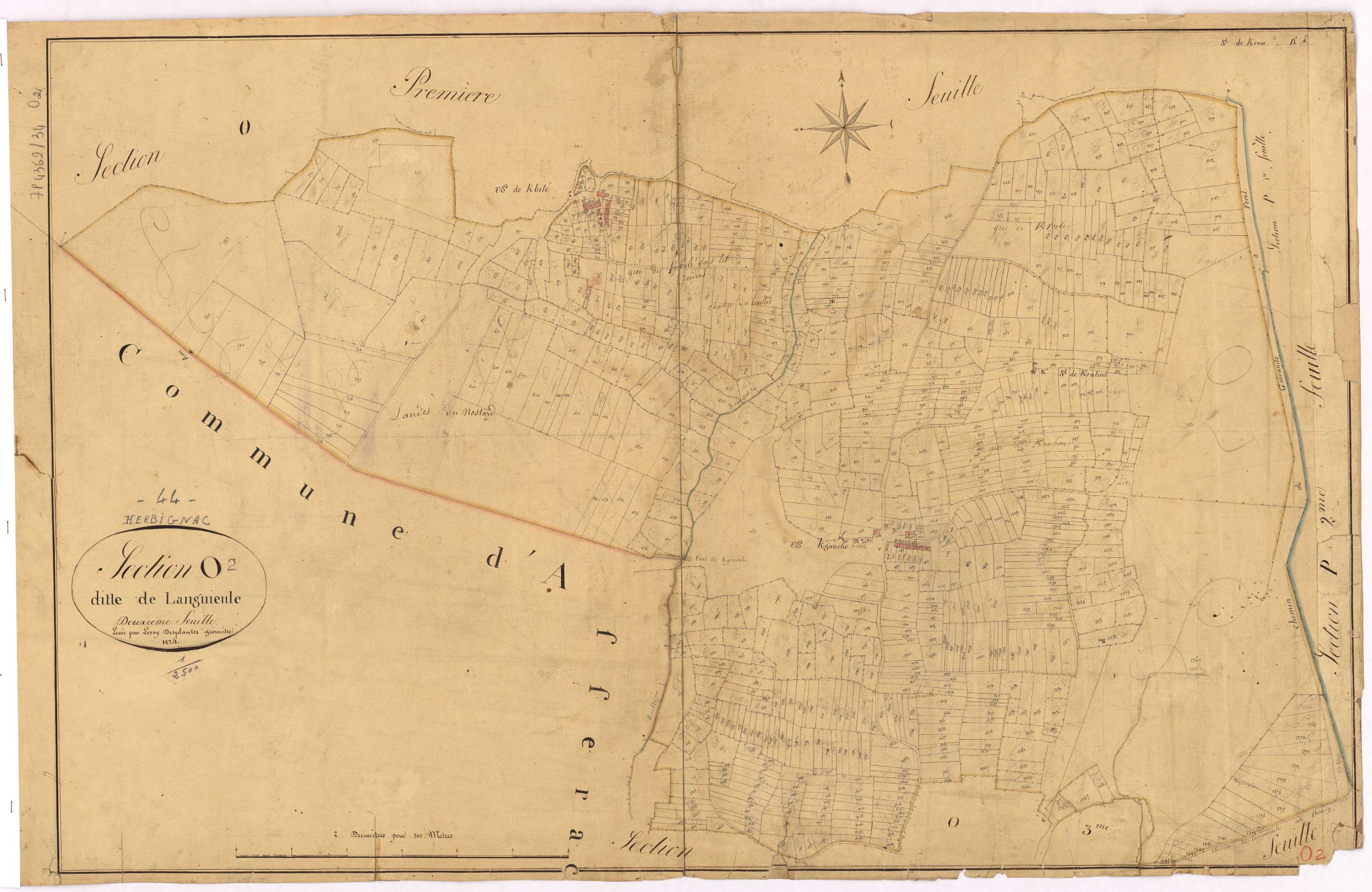 Herbignac - Section O2 Languieule (section de)