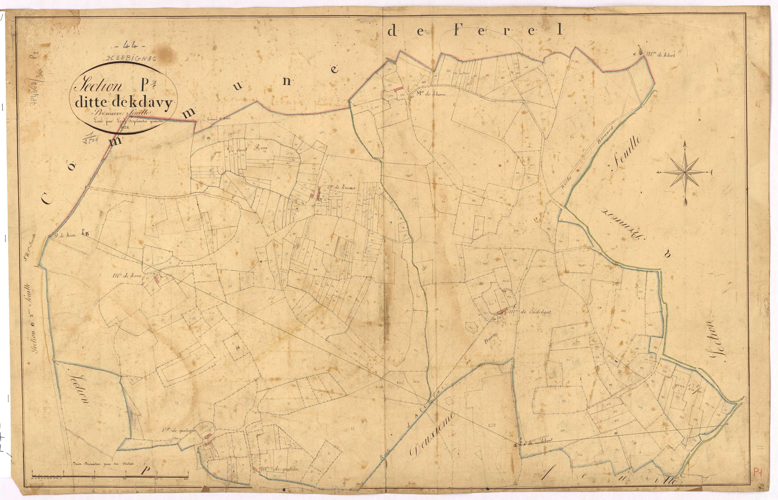 Herbignac - Section P1 Kerdavy (section de)
