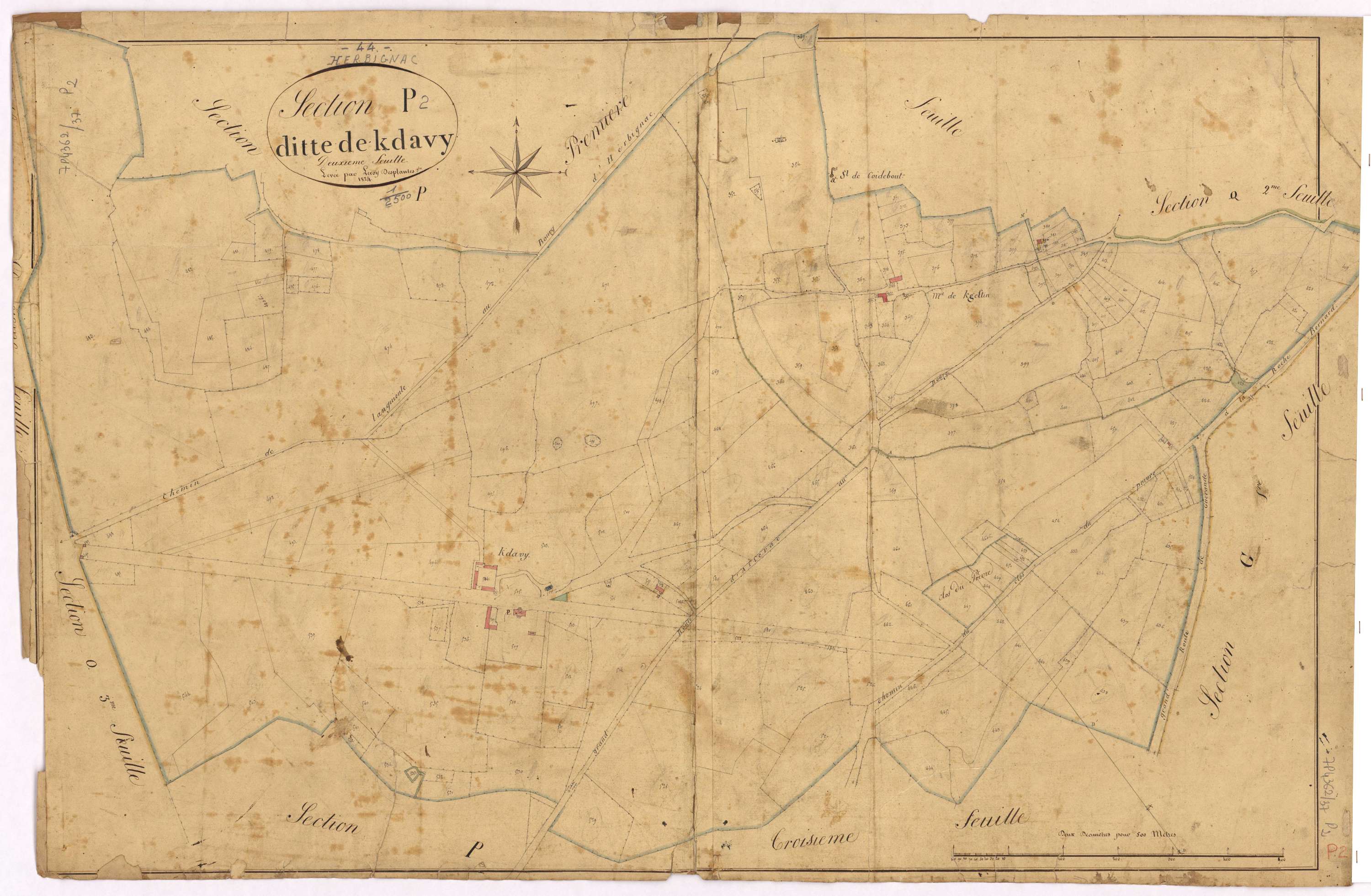 Herbignac - Section P2 Kerdavy (section de)