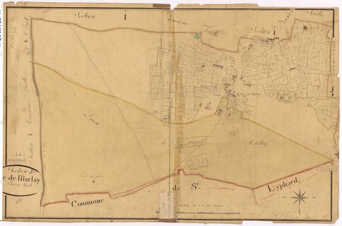 Herbignac - Section J1 Marlay (section de)