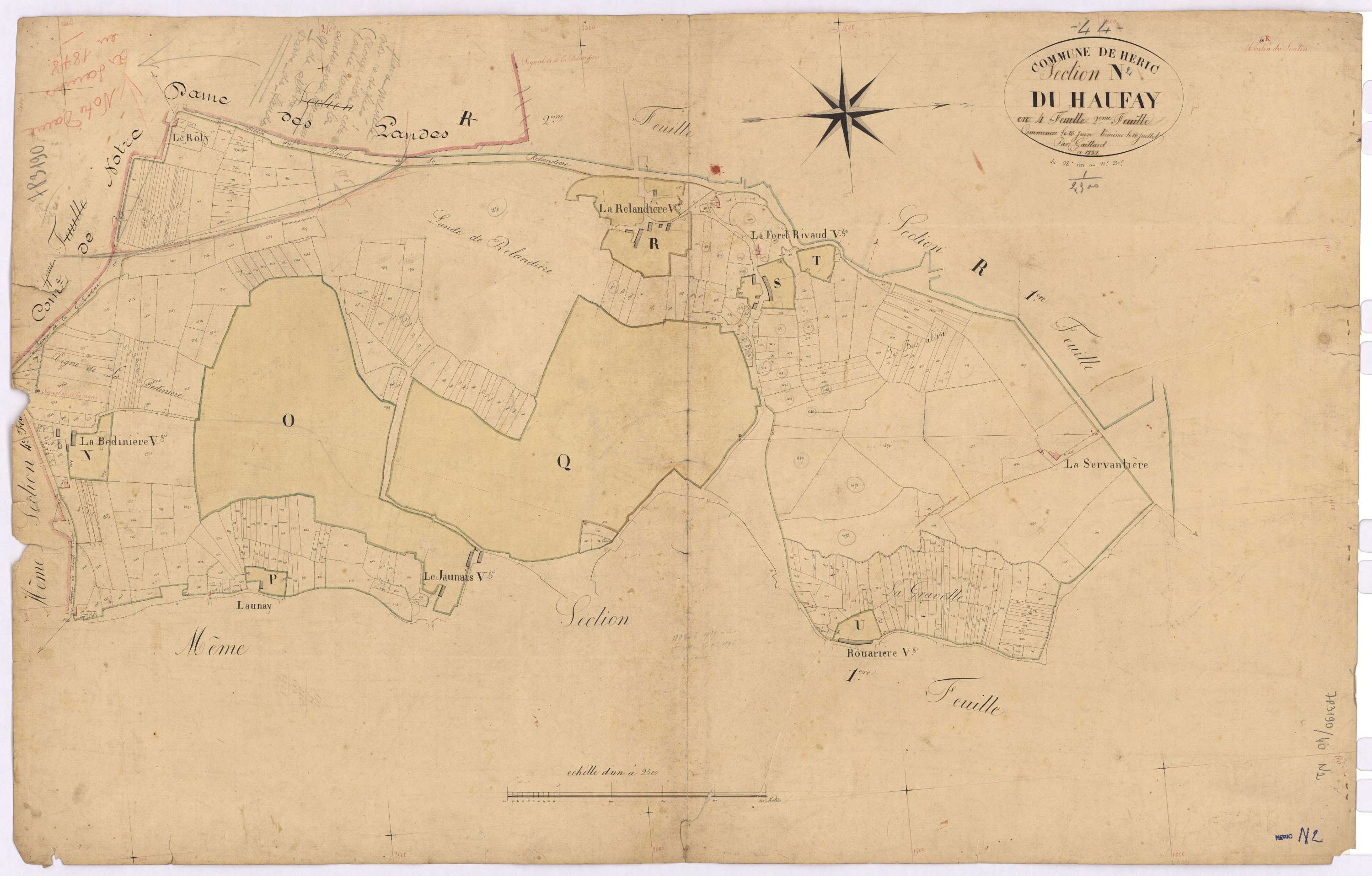 Héric - Section N2 Haufay (section du) ; 1281-2315