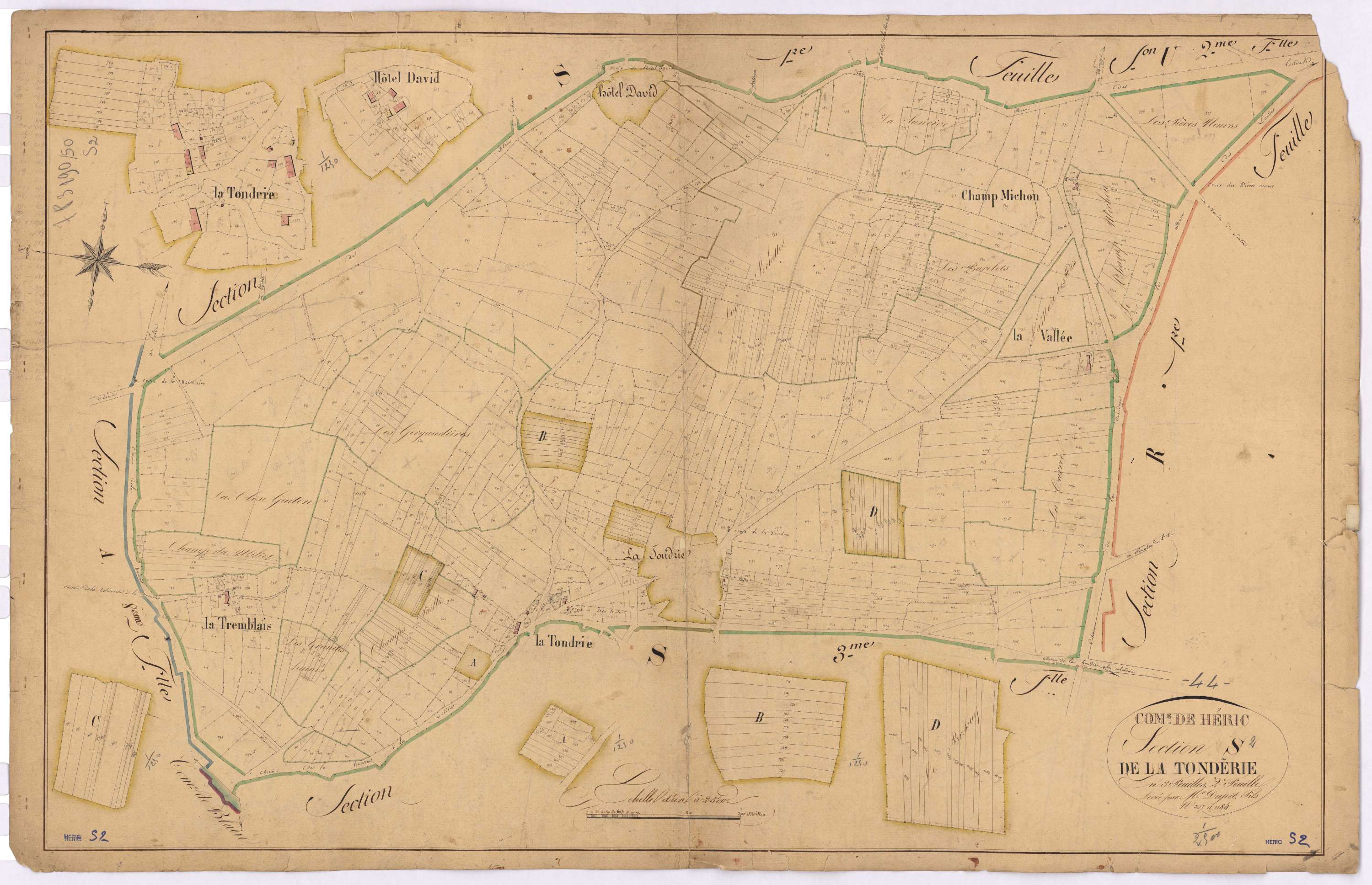 Héric - Section S2 Tonderie (section de La) ; 357-1189