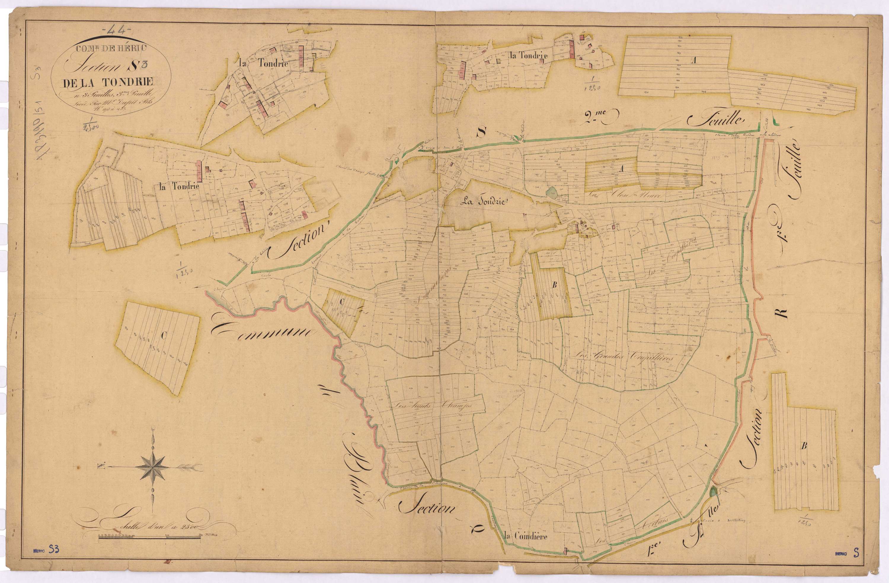 Héric - Section S3 Tonderie (section de La) ; 1195-1947