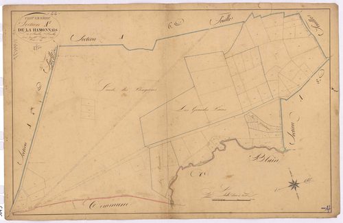 Héric - Section A7 Hamonnais (section de La) ; 1826-1894
