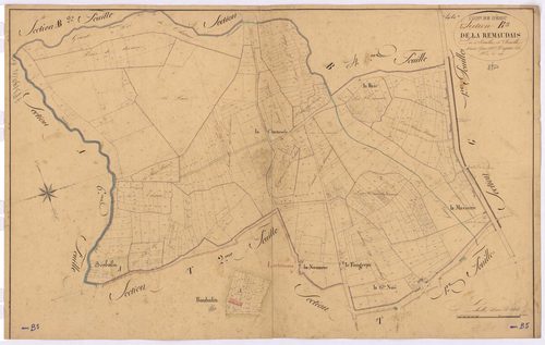 Héric - Section B5 Remaudais (section de La) ; 1211-1765