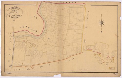 Héric - Section C1 Glanet (section de) ; 1-529