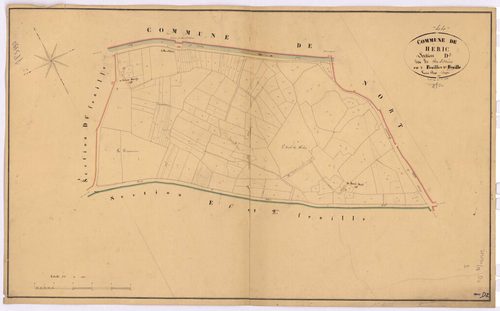 Héric - Section D2 Pas d'Héric (section du) ; 128-276