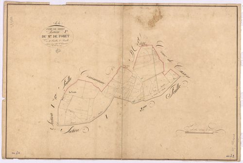 Héric - Section I2 Moulin de Forêt (section du) ; 116-182