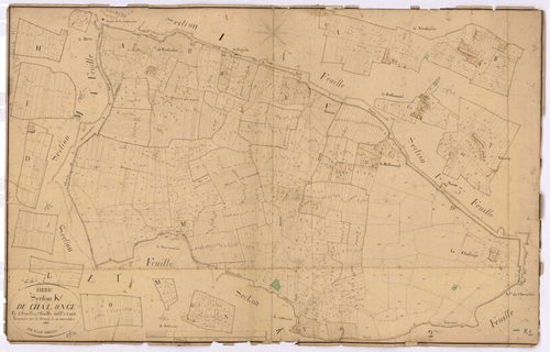 Héric - Section K1 Chalonge (section du) ; 1-1166