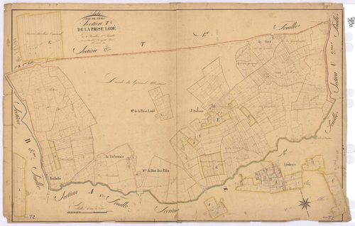 Héric - Section T2 Prise Lodé (section de La) ; 921-1621