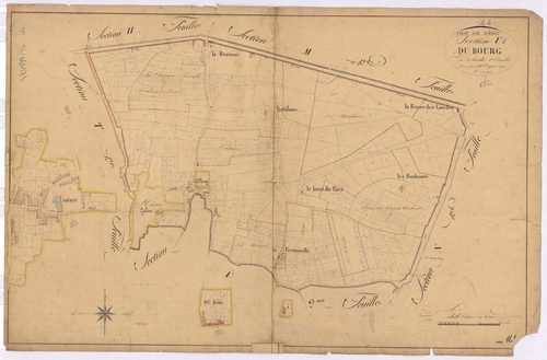 Héric - Section U1 Bourg (section du) ; 1-494
