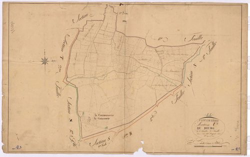 Héric - Section U2 Bourg (section du) ; 495-701
