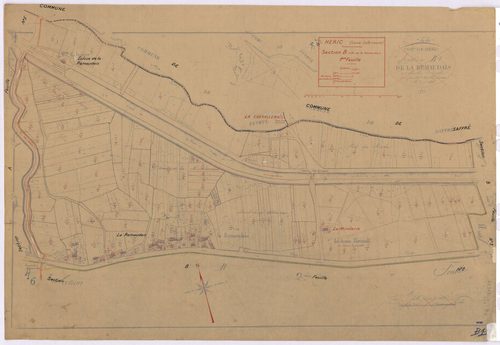 Héric - Section B1 Remaudais (section de La) ; 1-143