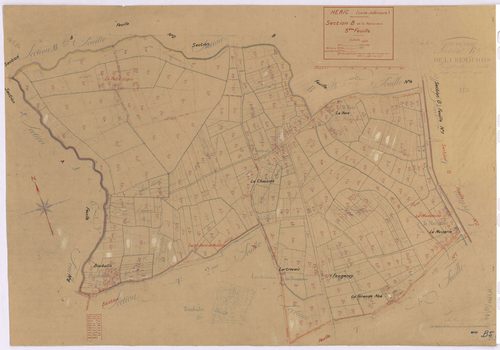 Héric - Section B5 Remaudais (section de La) ; 597-985