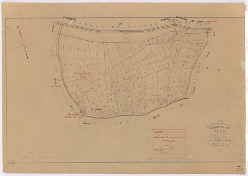 Héric - Section D1 Pas d'Héric (section du) ; 1-181