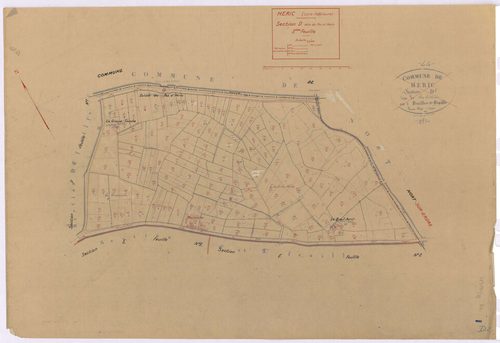 Héric - Section D2 Pas d'Héric (section du) ; 182-355