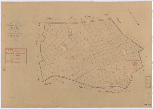 Héric - Section E2 Bouchonnerie (section de La) ; 169-419