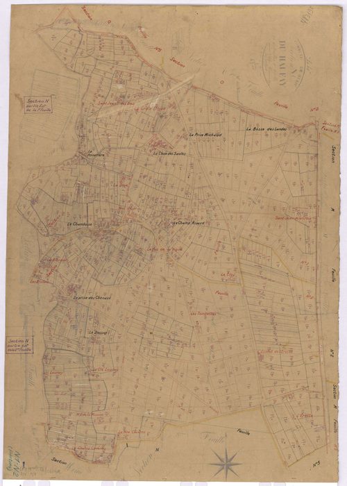 Héric - Section N1 N2 Haufay (section du) ; 1-710 ; 711-1331