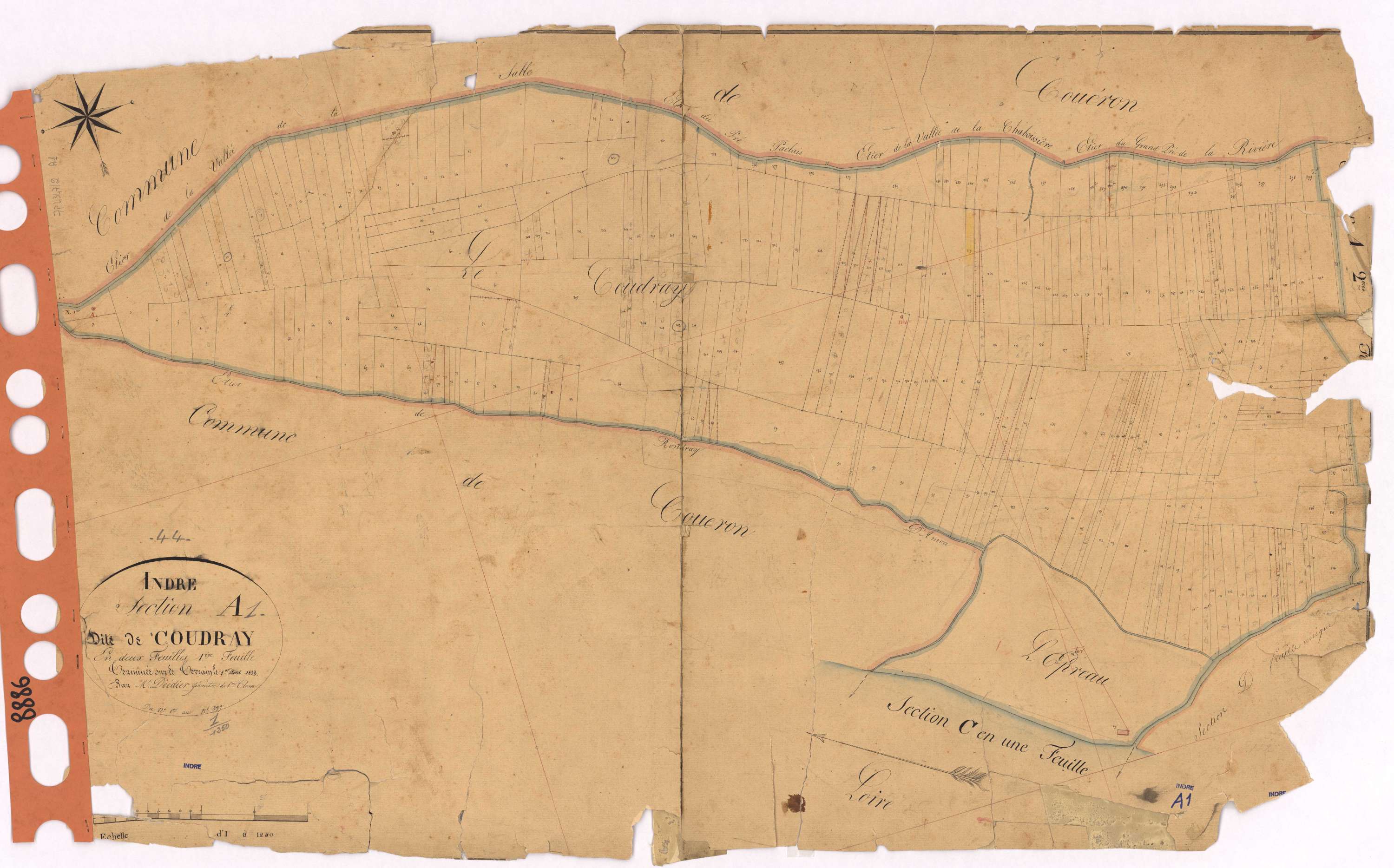 Indre - Section A1 Coudray (section de)