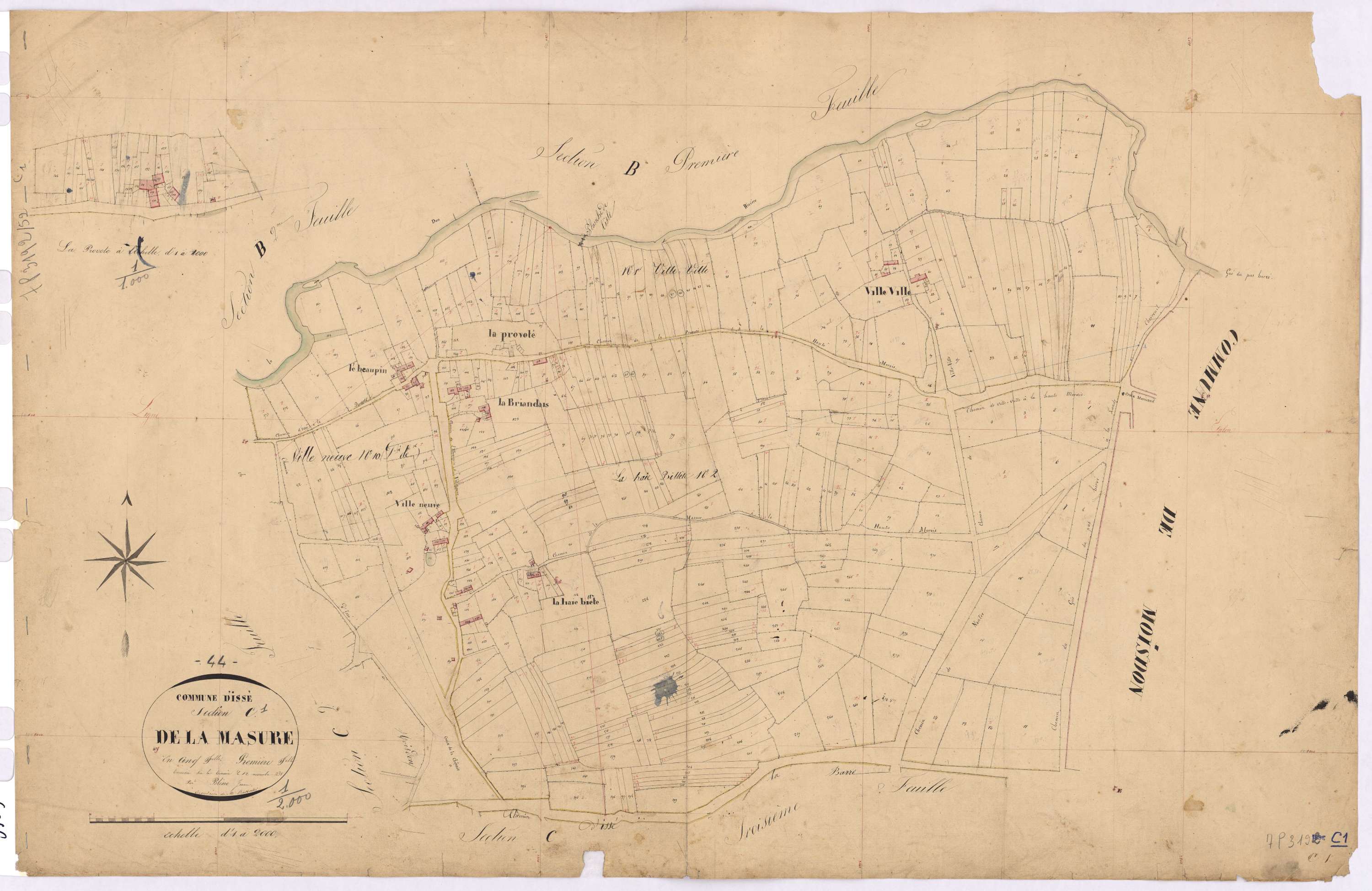 Issé - Section C1 Masure (section de La)