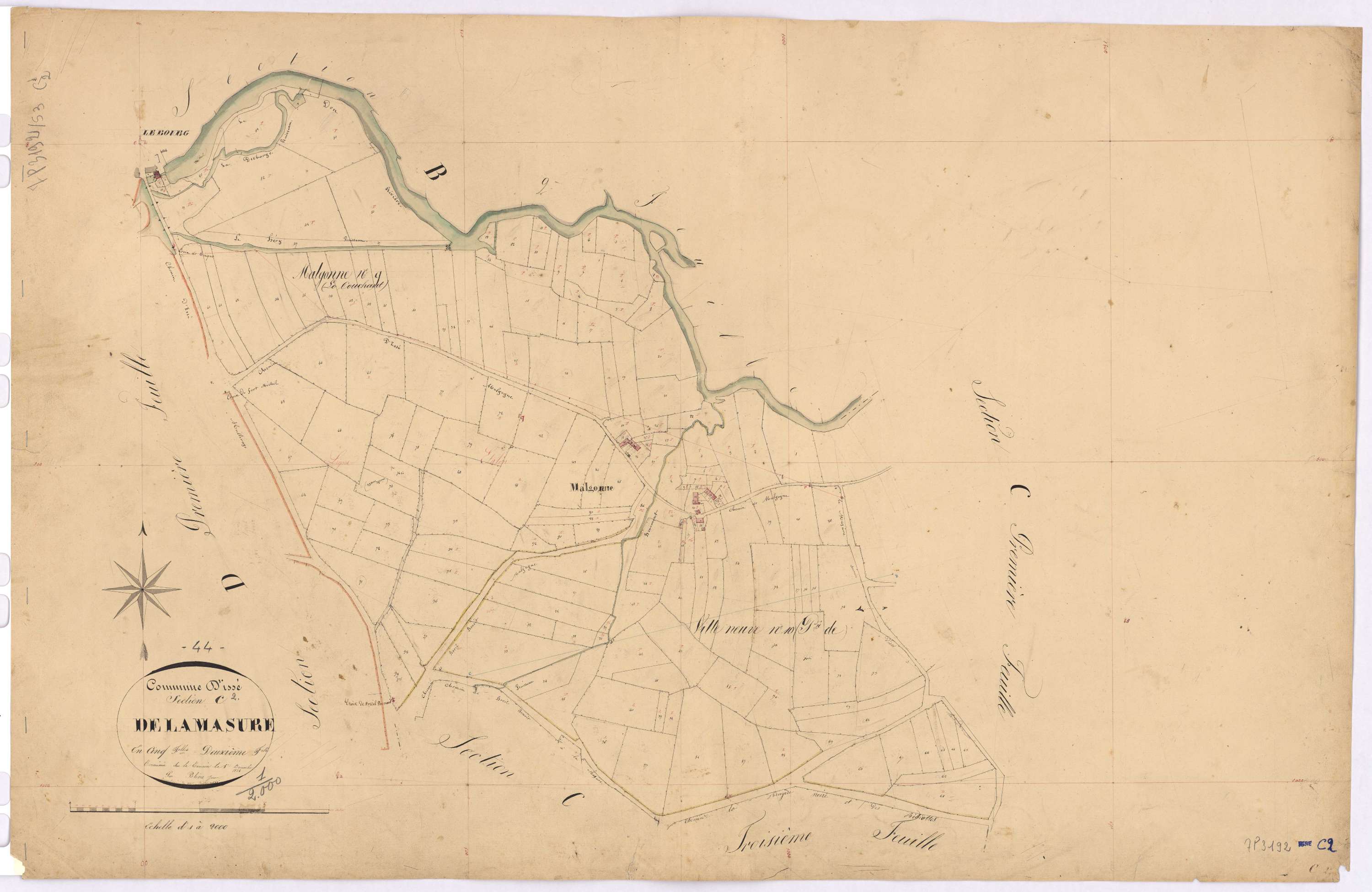 Issé - Section C2 Masure (section de La)