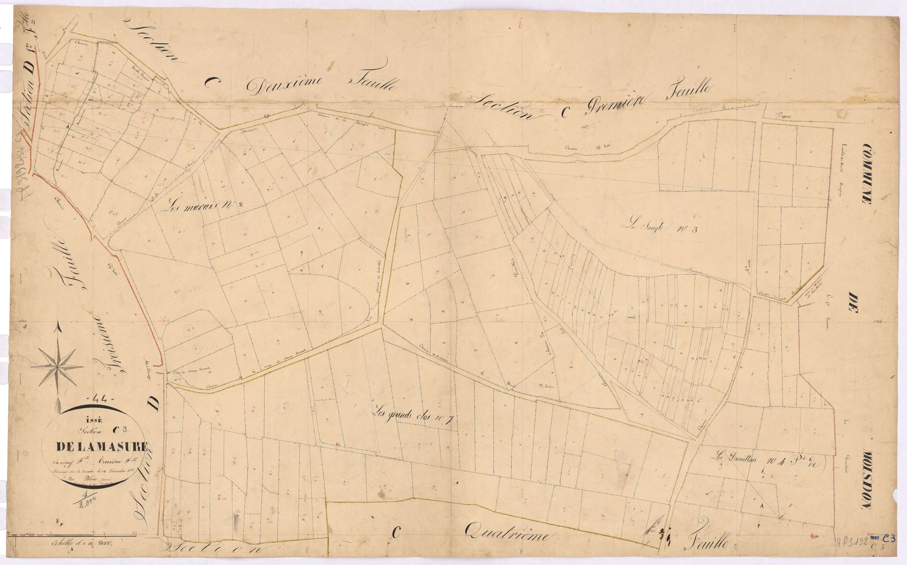 Issé - Section C3 Masure (section de La)