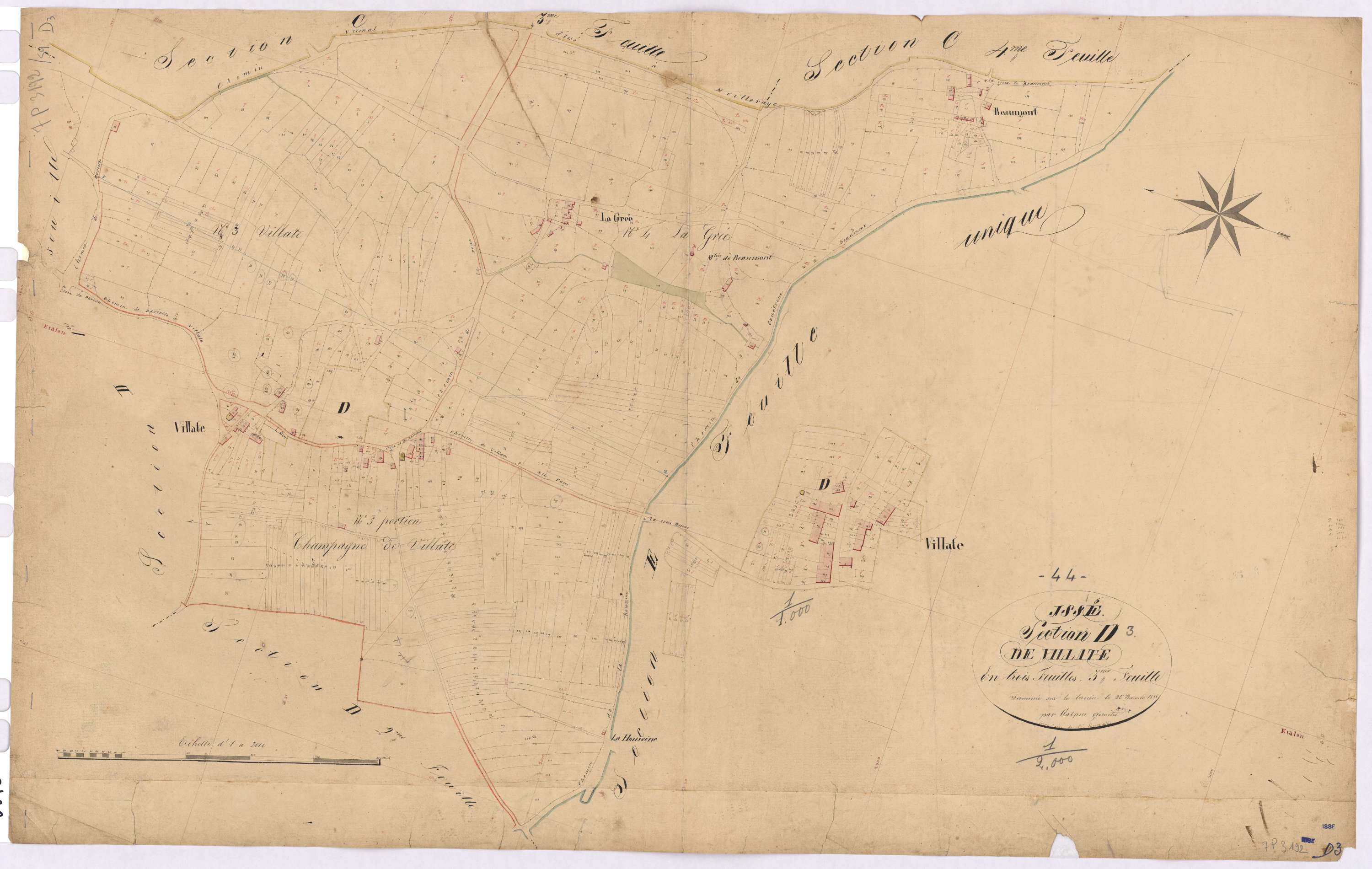 Issé - Section D3 Villate (section de)