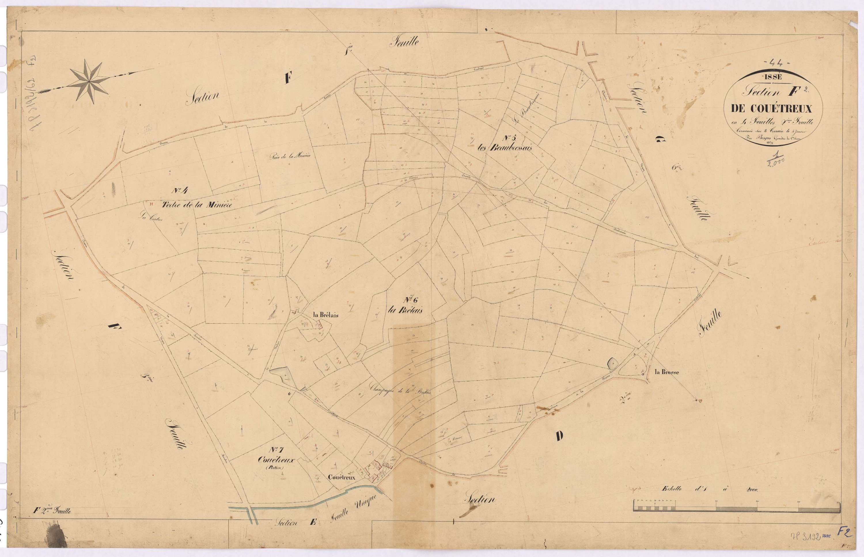 Issé - Section F2 Couétreux (section de)