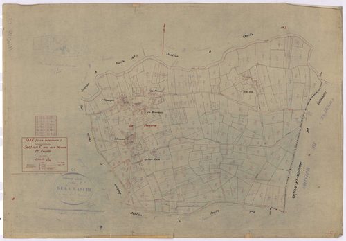 Issé - Section C1 Masure (section de La) ; 1-307
