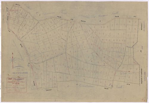 Issé - Section C3 Masure (section de La) ; 442-655