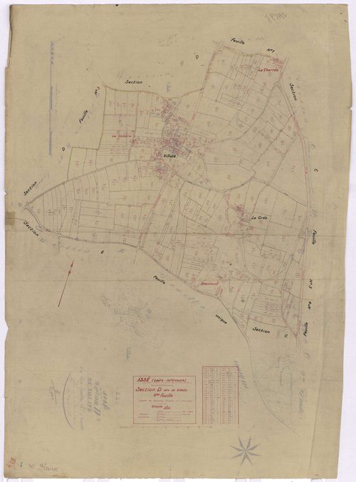 Issé - Section D4 Villate (section de) ; 479-805