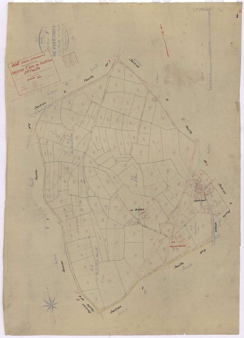 Issé - Section F2 Couêtreux (section de) ; 176-338