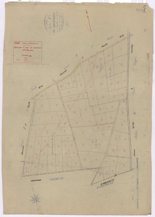 Issé - Section F3 Couêtreux (section de) ; 339-431