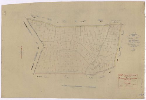 Issé - Section G3 Frénais (section de) ; 399-513