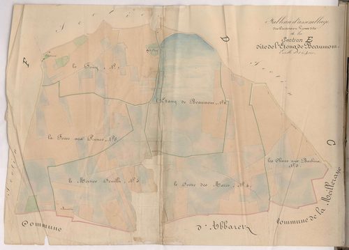 Issé - Section E Plan de masse