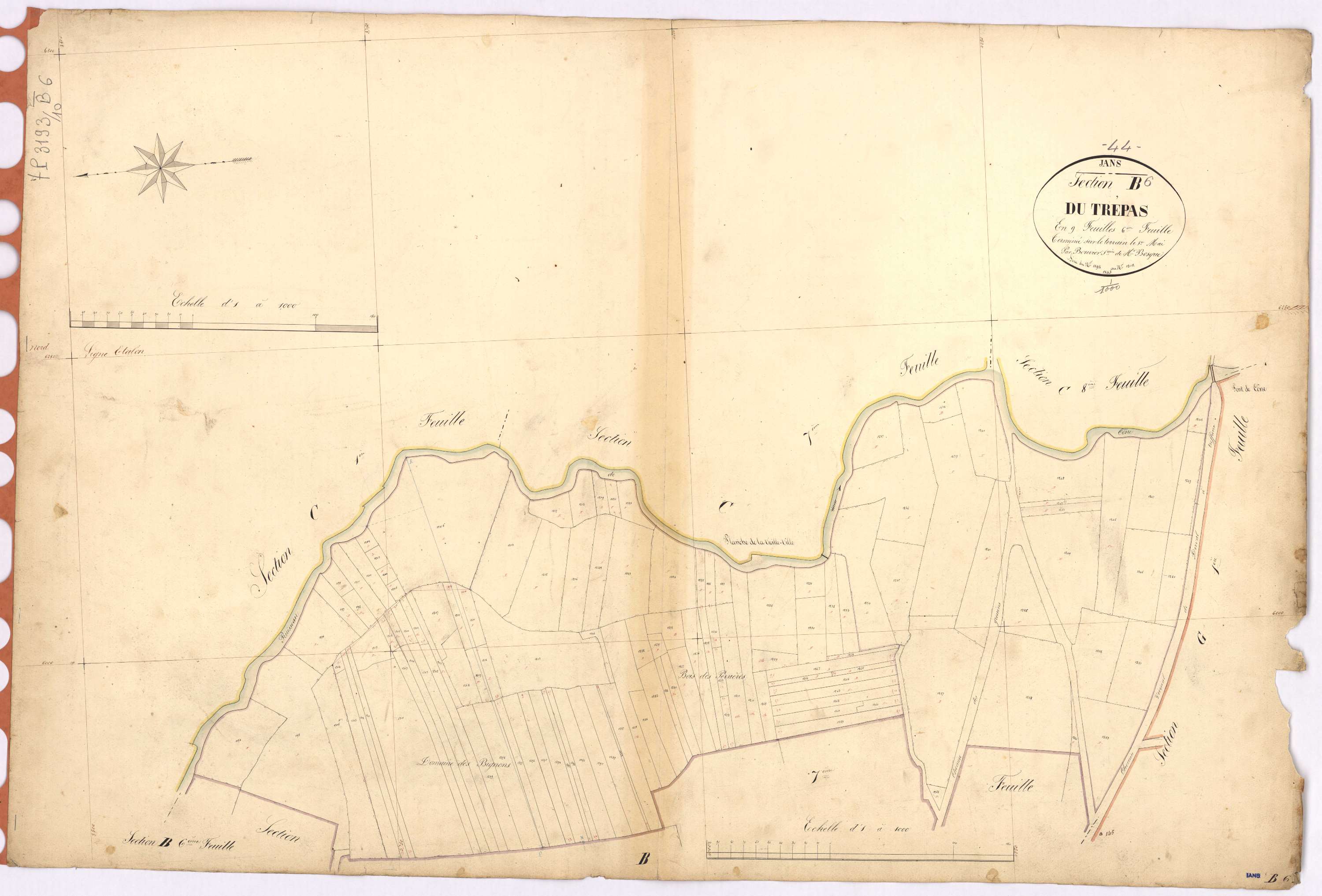 Jans - Section B6 Trépas (section du) ; 1194-1315