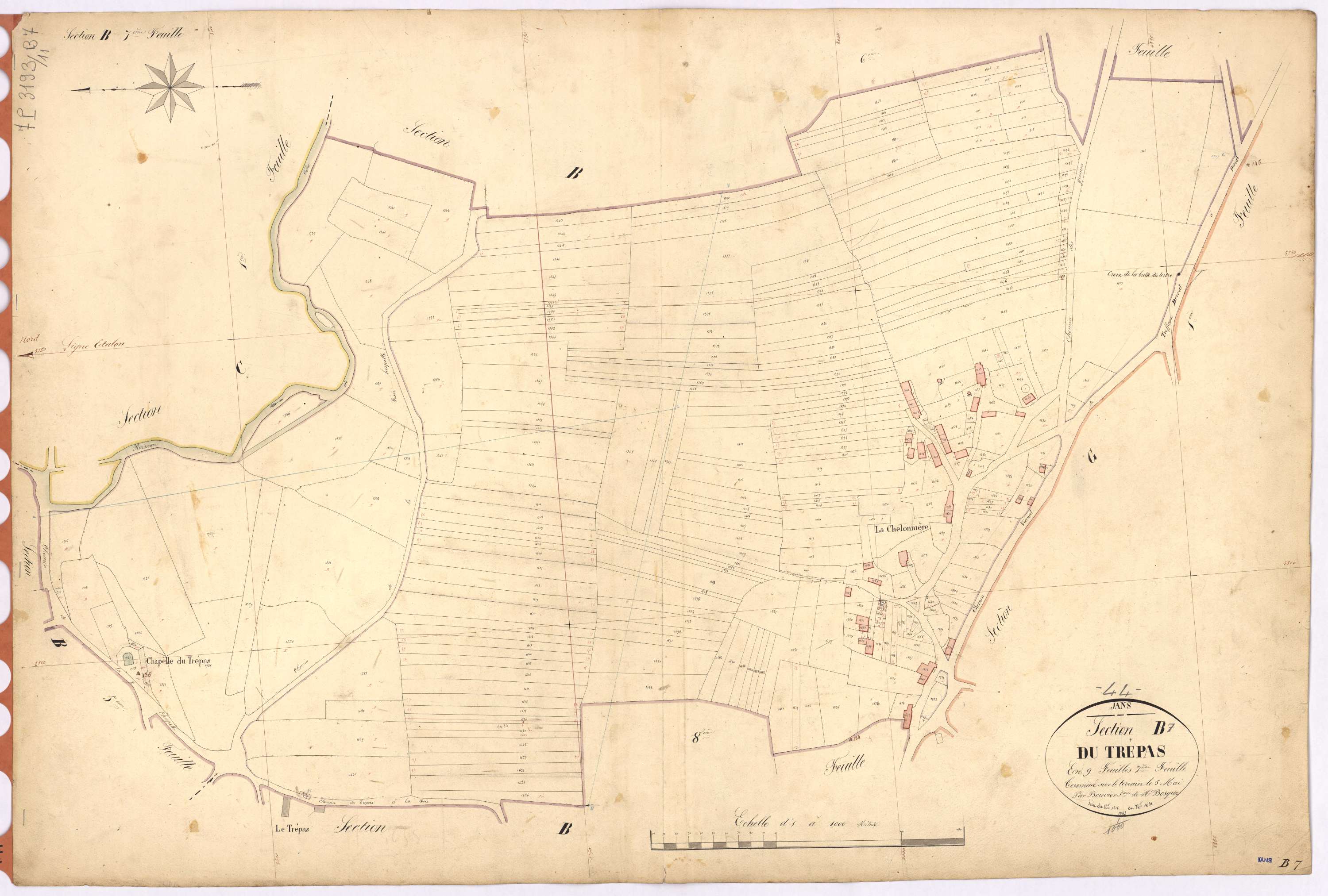 Jans - Section B7 Trépas (section du) ; 1316-1631