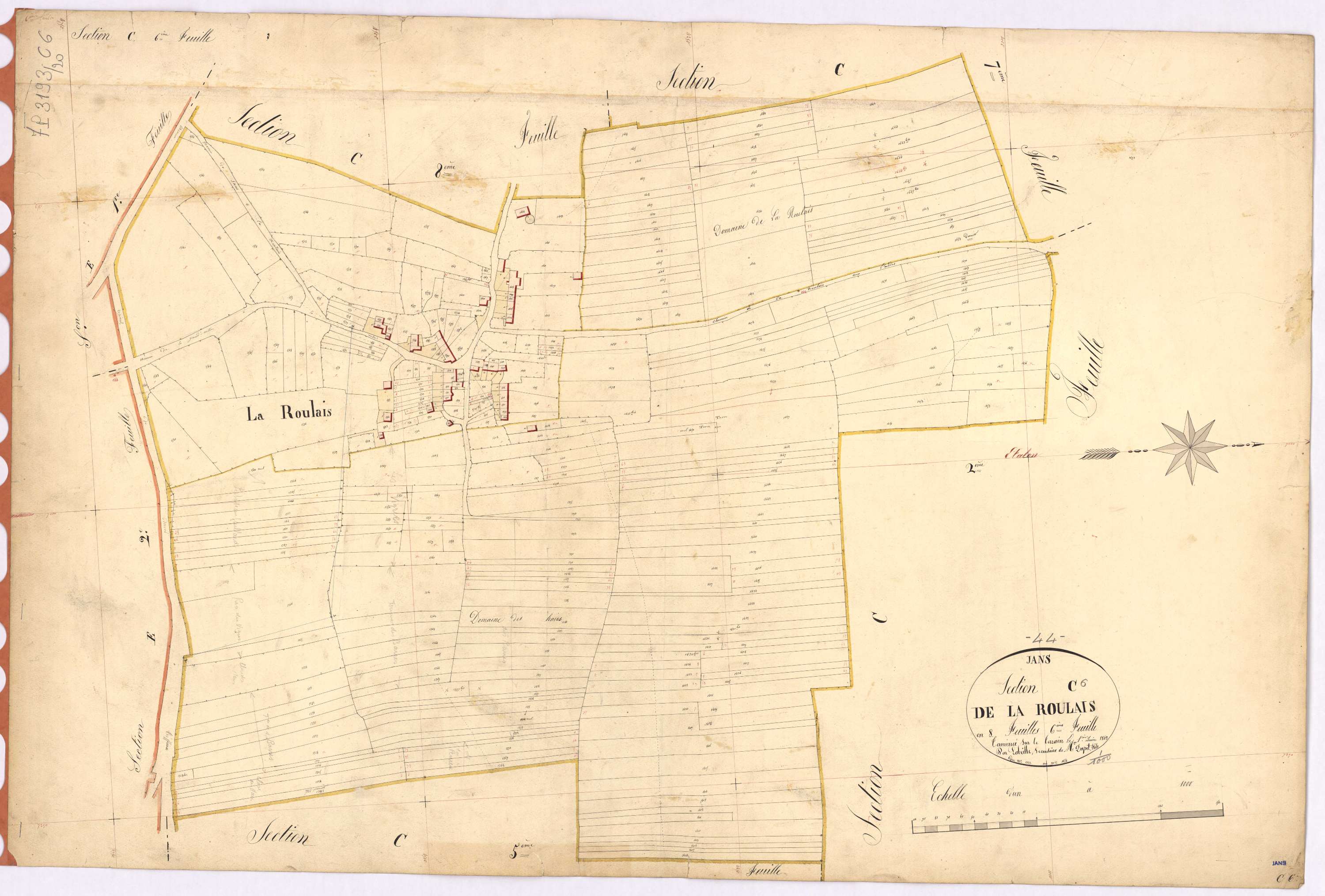 Jans - Section C6 Roulais (section de La) ; 1323-1652