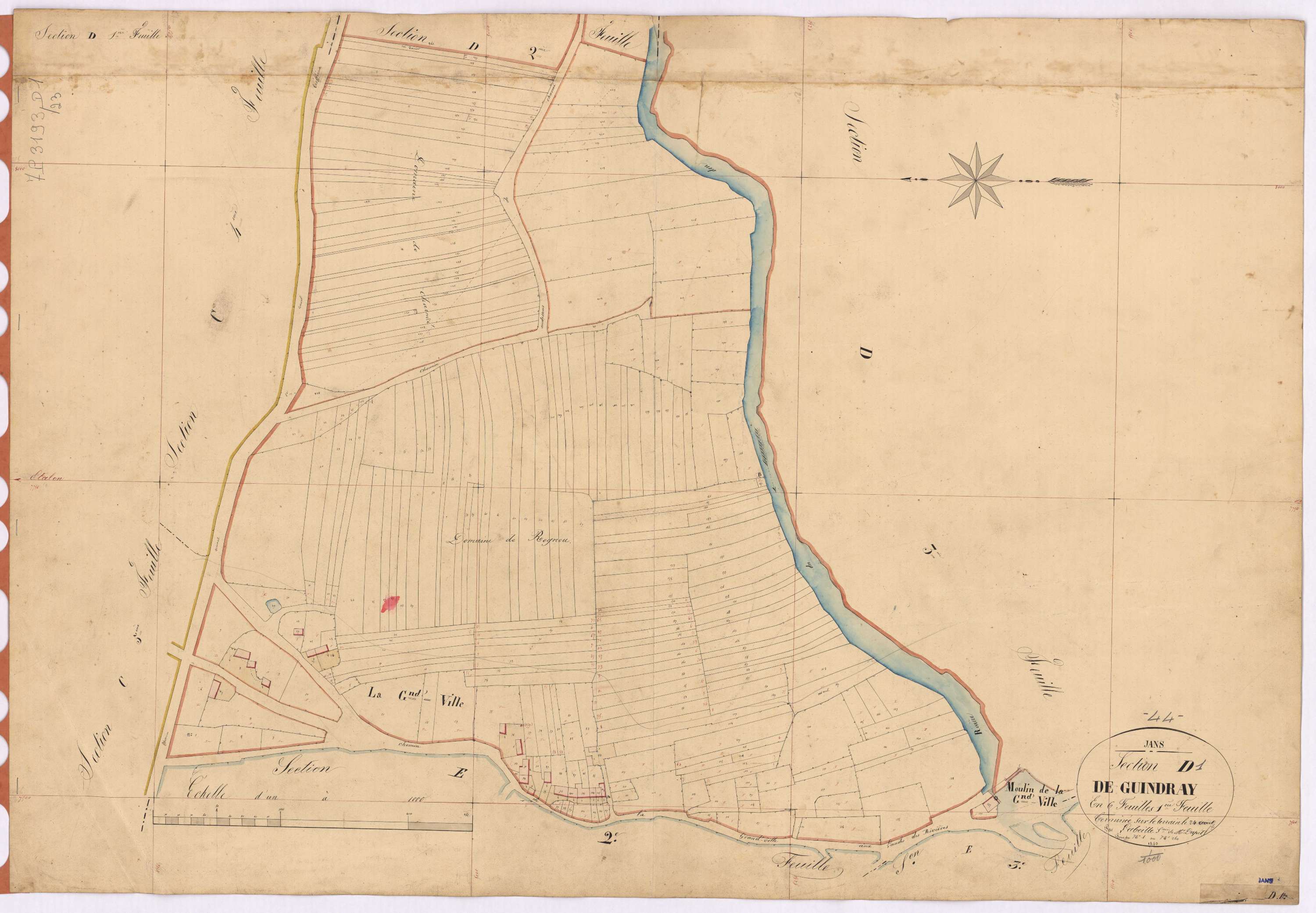 Jans - Section D1 Guindrais (section de) ; 1-260