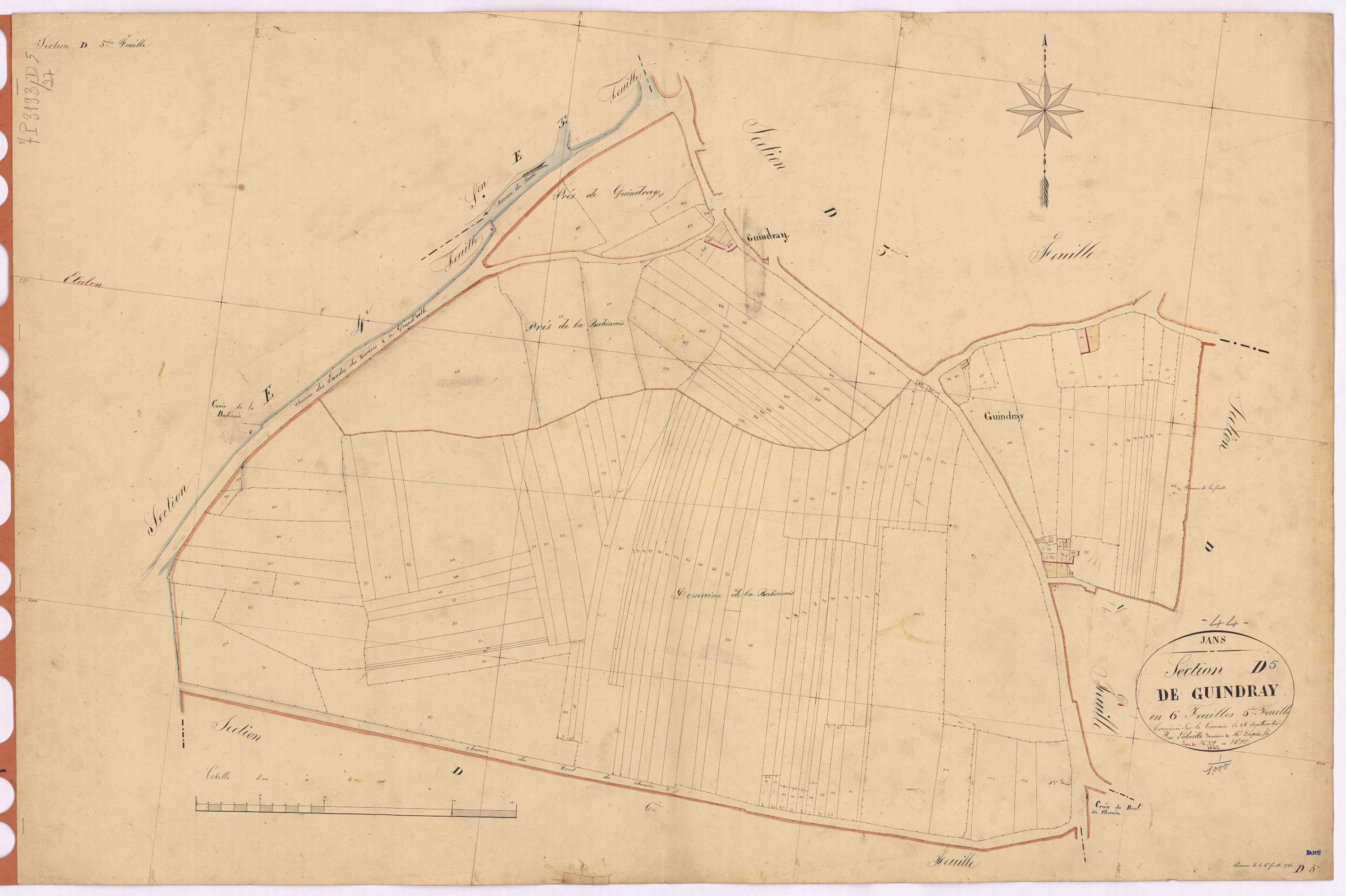Jans - Section D5 Guindrais (section de) ; 779-925