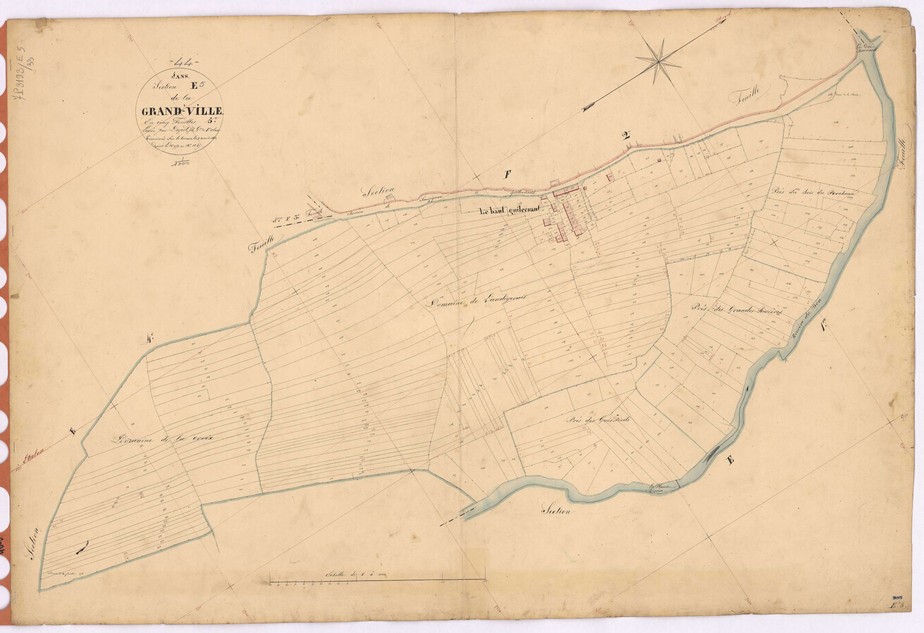 Jans - Section E5 Grand'-Ville (section de La) ; 973-1245