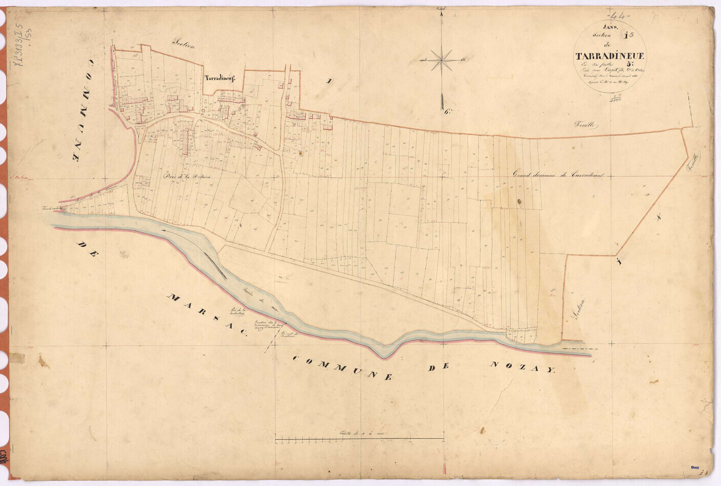 Jans - Section I5 Tarradineuf (section de) ; 118-429