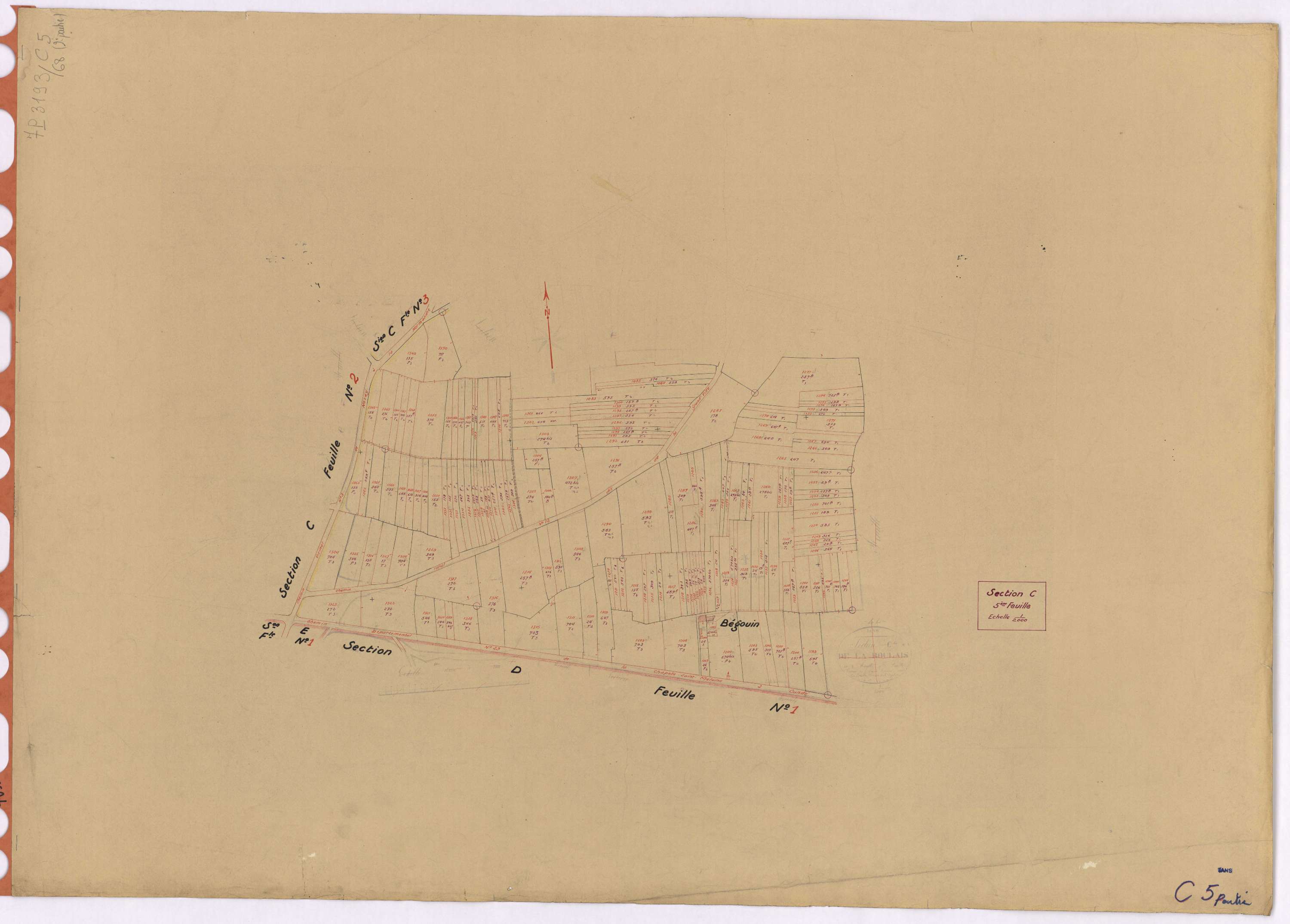 Jans - Section C5 Roulais (section de La) ; 1067-1370