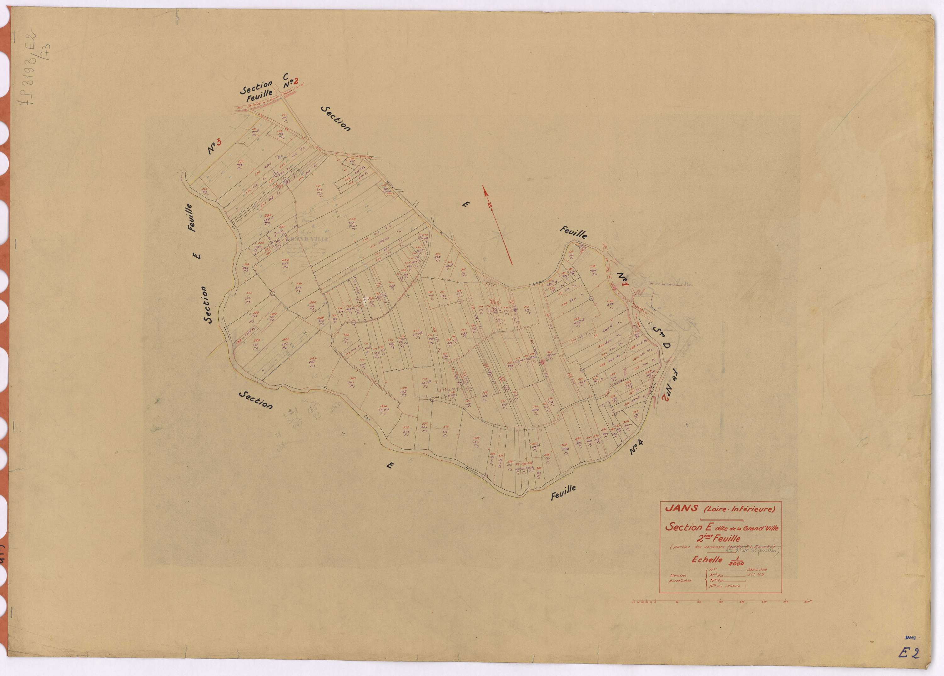 Jans - Section E2 Grand'-Ville (section de La) ; 229-398