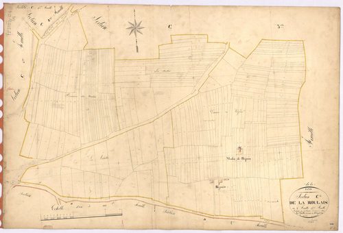Jans - Section C4 Roulais (section de La) ; 826bis-1108