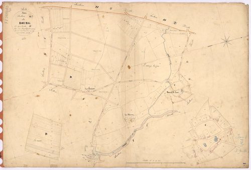 Jans - Section G3 Bourg (section du) ; 347-493