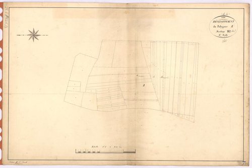 Jans - Section H3 (développement) Chanteloup (section de) ; 52-120 ; développement de diverses parcelles